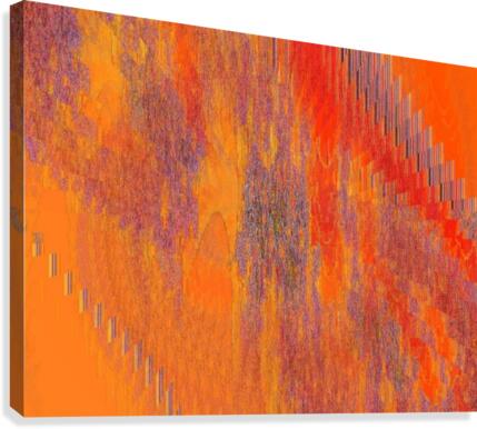 Orange Experiment 2 Canvas Print