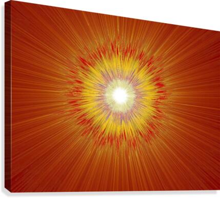 Abstract Sun 2 Canvas Print
