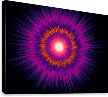 Abstract Sun 13 Canvas Print