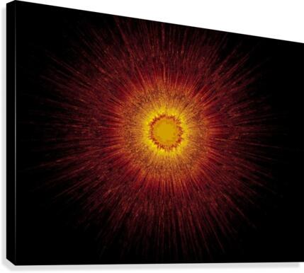 Abstract Sun 49 Canvas Print