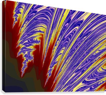 Abstract Textile 2 Canvas Print