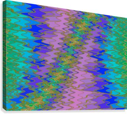 Zig Zag 4 Canvas Print
