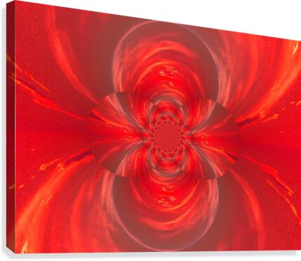Red Lotus Canvas Print