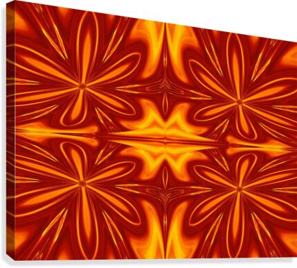 Fire Flowers 52 Canvas Print