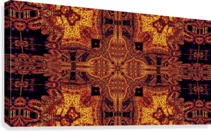 Dark Gold 9 Canvas Print