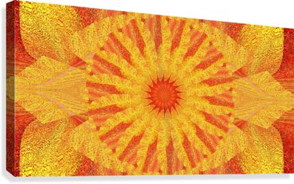 Crystal Sun Canvas Print