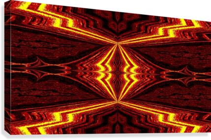 Aztec Sun Fire 2 Canvas Print