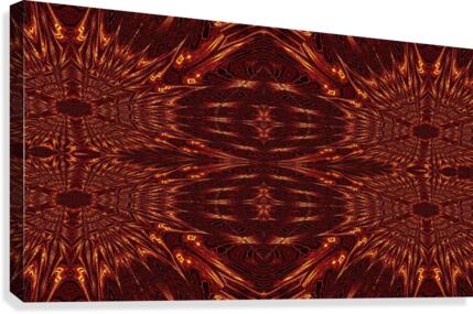 Aztec Sun Fire 38 Canvas Print