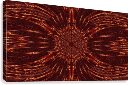 Aztec Sun Fire 41 Canvas Print