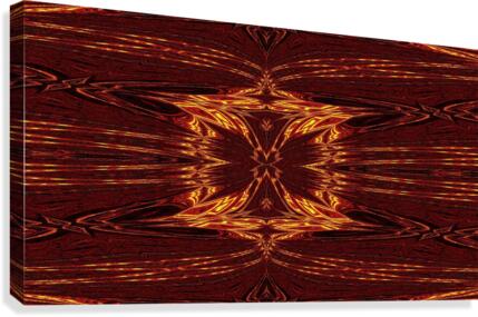 Aztec Sun Fire 46 Canvas Print