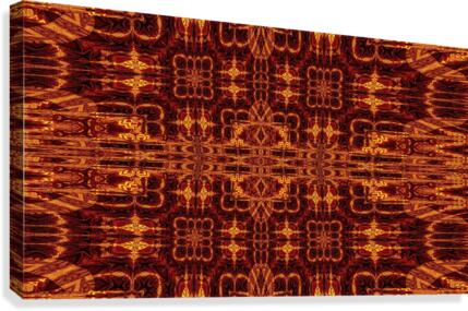 Aztec Sun Fire 124 Canvas Print