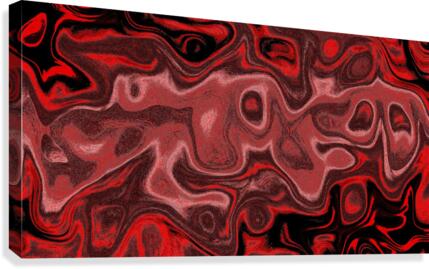 Red Fire Stone Canvas Print