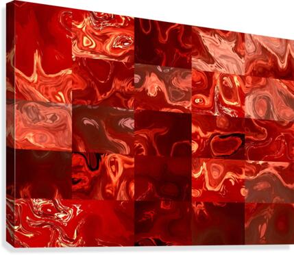 Fire Blocks Canvas Print