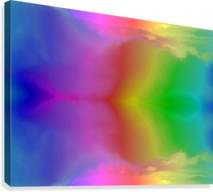 Rainbow Dragonfly Canvas Print
