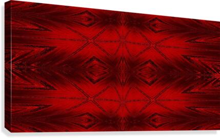 Red Crystal 2 Canvas Print
