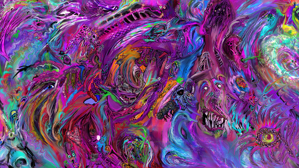 Dancing with my Demons Print