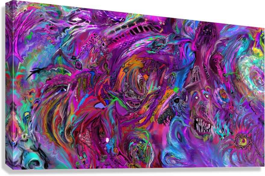 Dancing with my Demons Canvas Print
