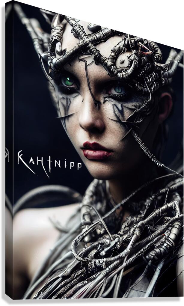 TechnopaganWarrior002 Canvas Print