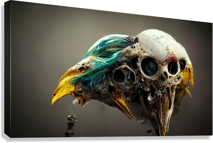 BirdSkull Canvas Print