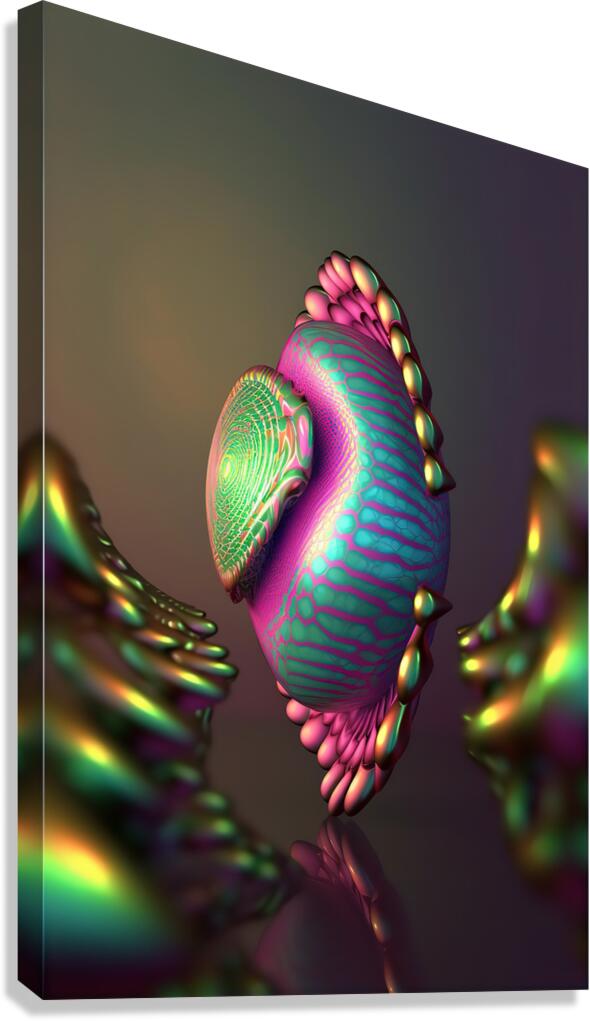 Bloom Tech Canvas Print