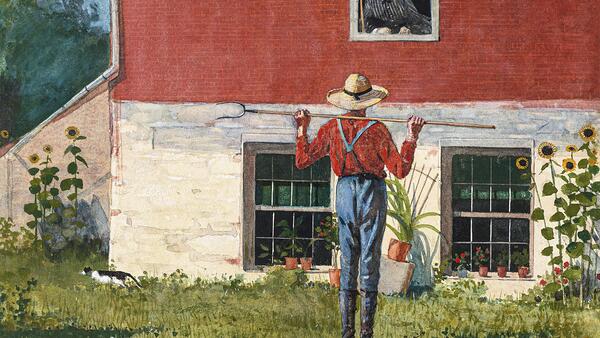 Rustic Courtship Print