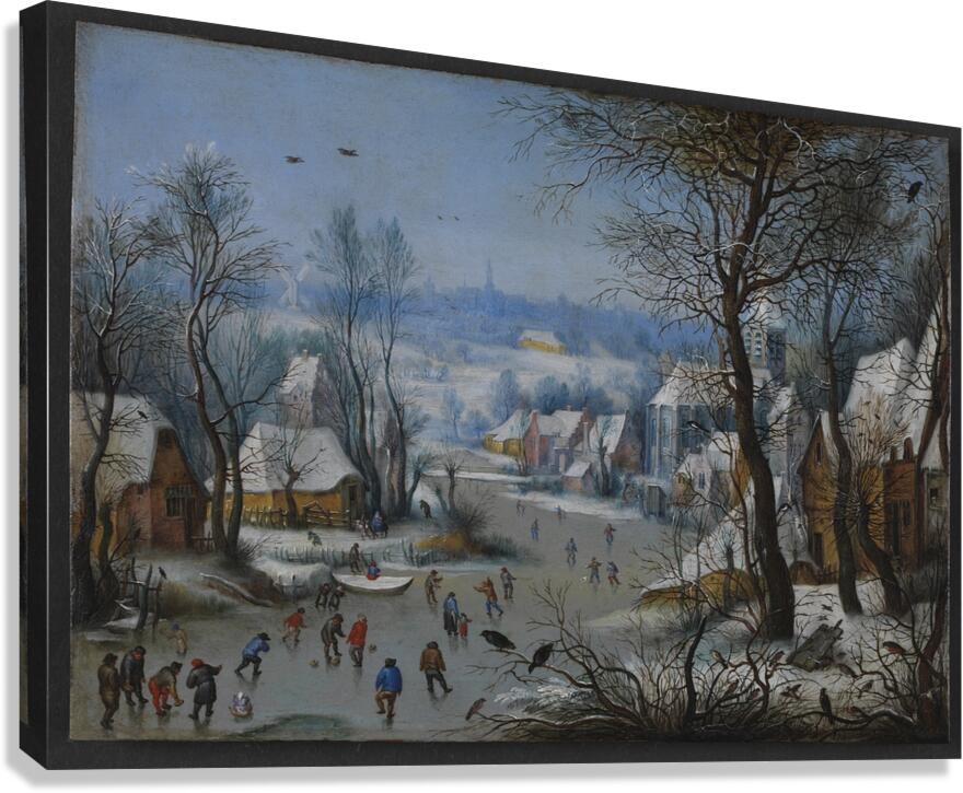 A winter room Canvas Print