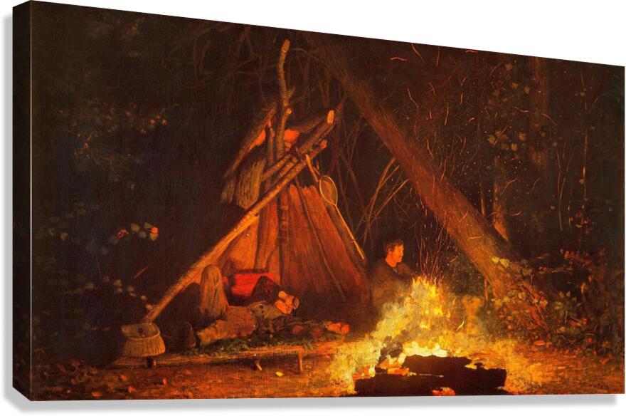 campfire Canvas Print