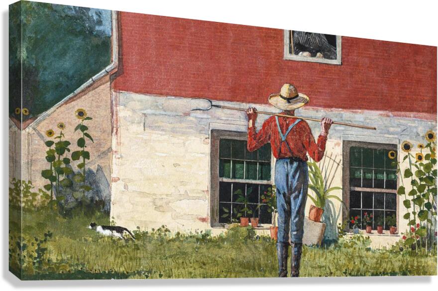 Rustic Courtship Canvas Print