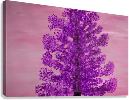 Purple Winds Canvas Print