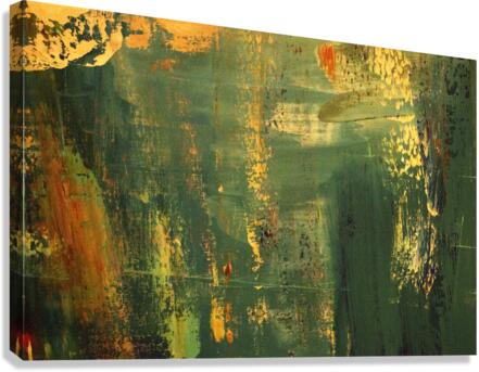 Green Coordinates Canvas Print