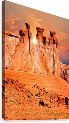 Three Gossips Canvas Print