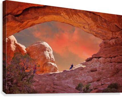 Arches Reader Canvas Print