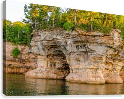 Pictured Rocks Arch Canvas Print