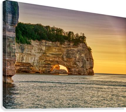 UP Pictured Rocks Canvas Print