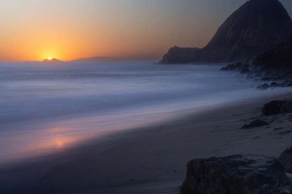 Channel Islands Sunset--Malibu Coast by Christopher Nunes