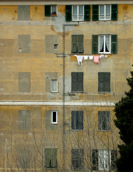 Laundry Day--Comogli--Italy by Christopher Nunes
