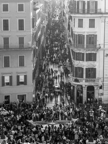 Rush Hour--Rome--Italy by Christopher Nunes