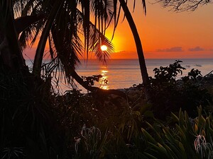 tropical sunset 