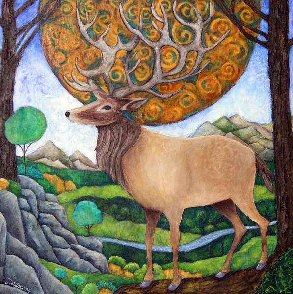 Standing Between Worlds Print