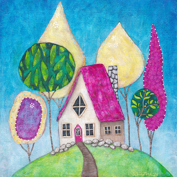 Summer Cottage Print