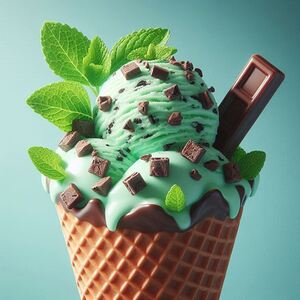 mint choc chip ice cream