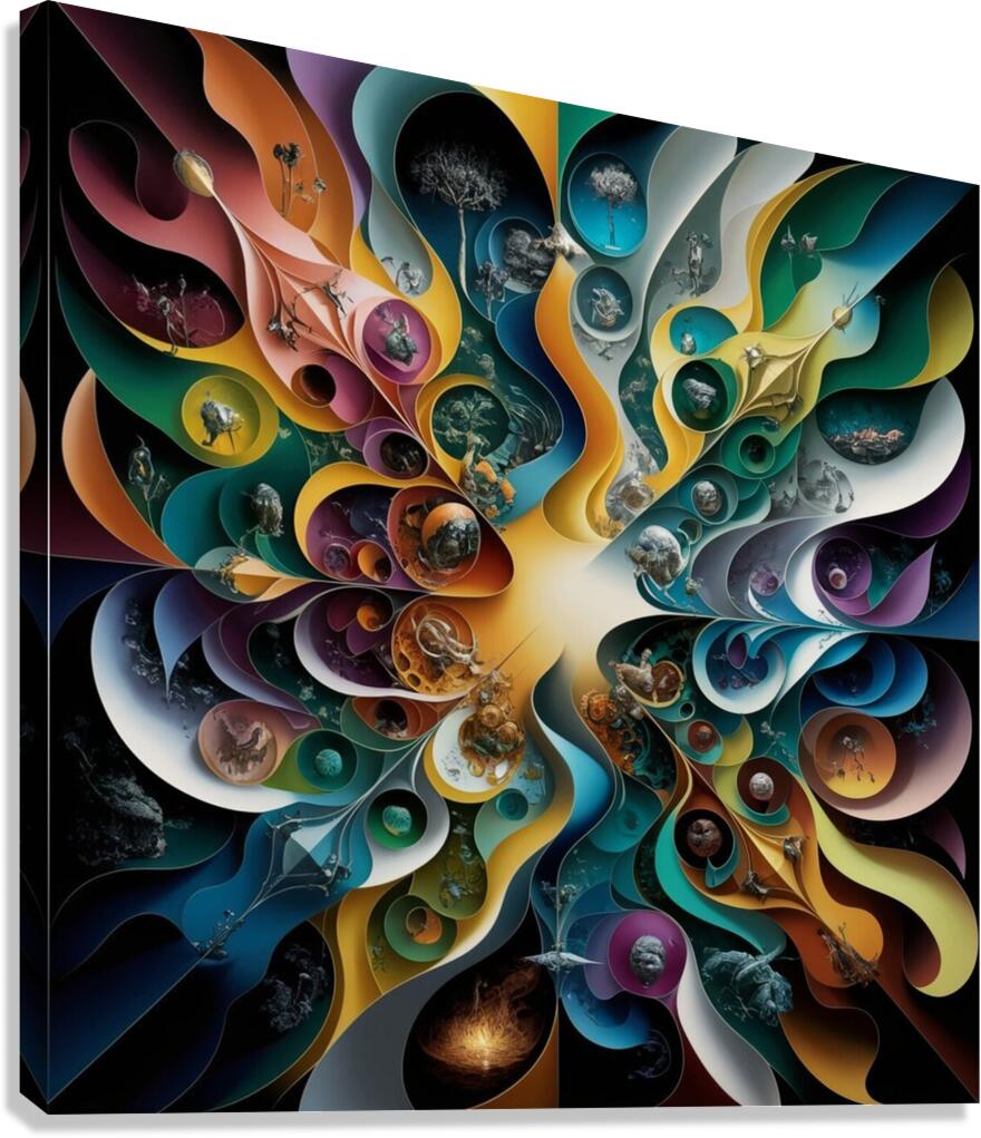 this magnificent art Canvas Print