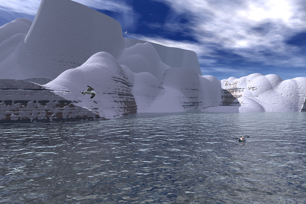 citadelle de glace by ch Ragaine