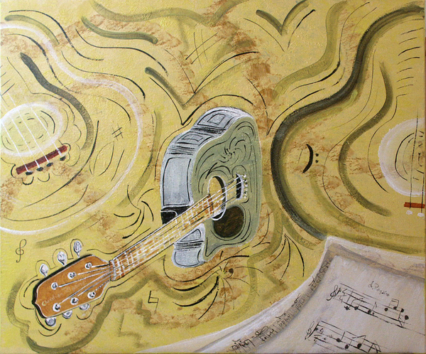 notes et guitare 19P 2006 by ch Ragaine