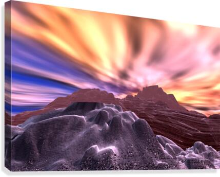 Boreale sublime Canvas Print