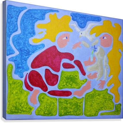 la cour02 Canvas Print