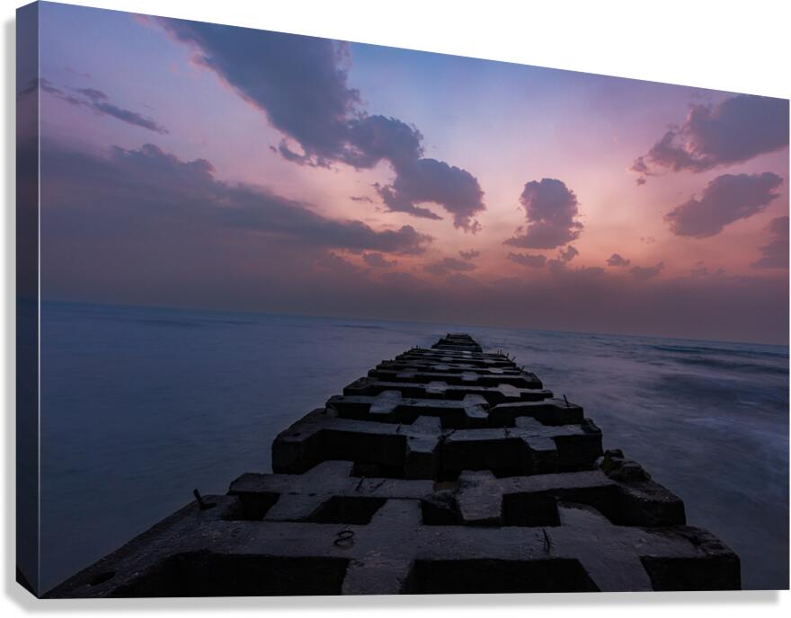Sunrise Jetty Canvas Print