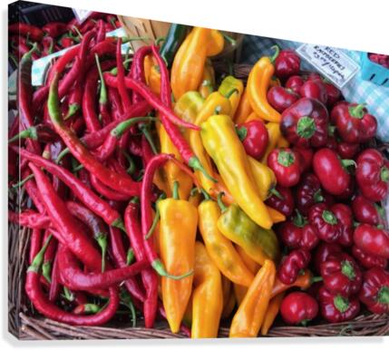 Peppers Canvas Print
