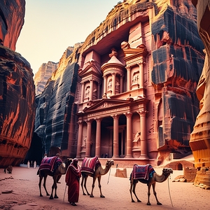 The Rose City Petra one of the wonders of the world