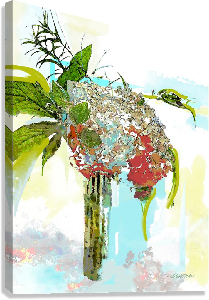 Smooth Hydrangea Canvas Print